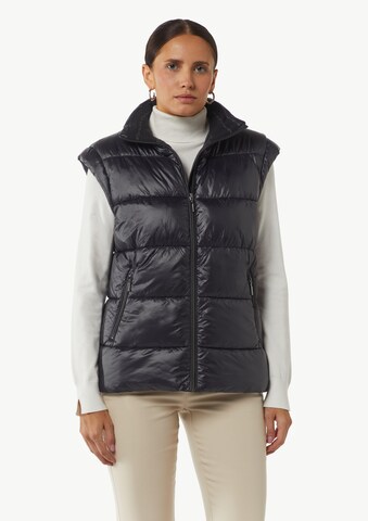 Gilet COMMA en noir : devant
