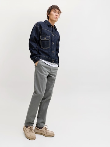 JACK & JONES regular Lærredsbukser i grå