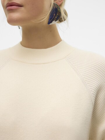 VERO MODA Knit dress 'Gold' in Beige