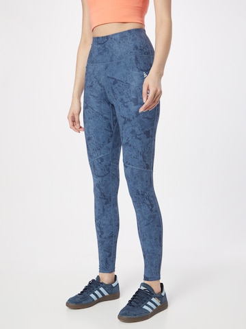 ADIDAS TERREX Skinny Sportbroek 'Multi' in Blauw: voorkant