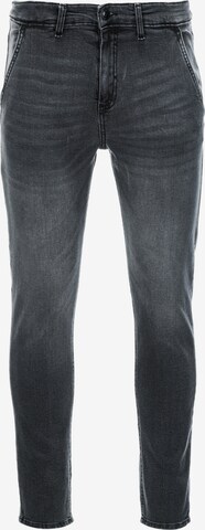 Ombre Jeans 'P1077' in Zwart: voorkant