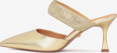 Kazar Pantolette in gold, Produktansicht