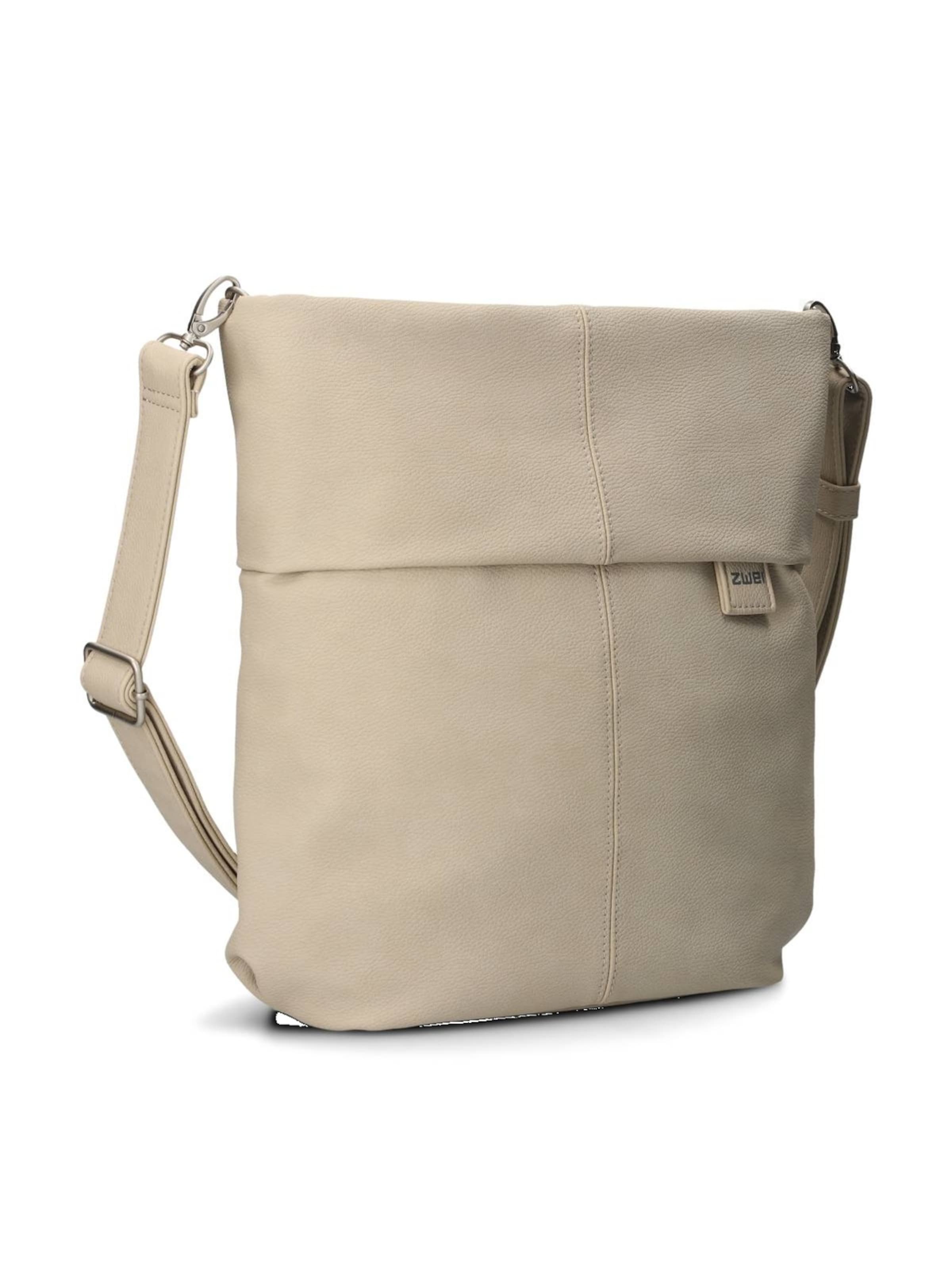 Borsa a spalla 'MADEMOISELLE.M M12' di ZWEI in bianco: frontale