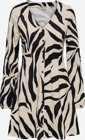 Palaidinės tipo suknelė 'ONLSAKURA' iš ONLY, spalva – nebalintos drobės spalva / juoda, Prekių apžvalga