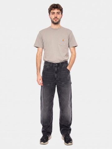 Carhartt WIP Baggy Jeans 'OG Double Knee Pant' in Zwart: voorkant