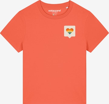 Watapparel Shirt 'Von Herzen' in Orange: front