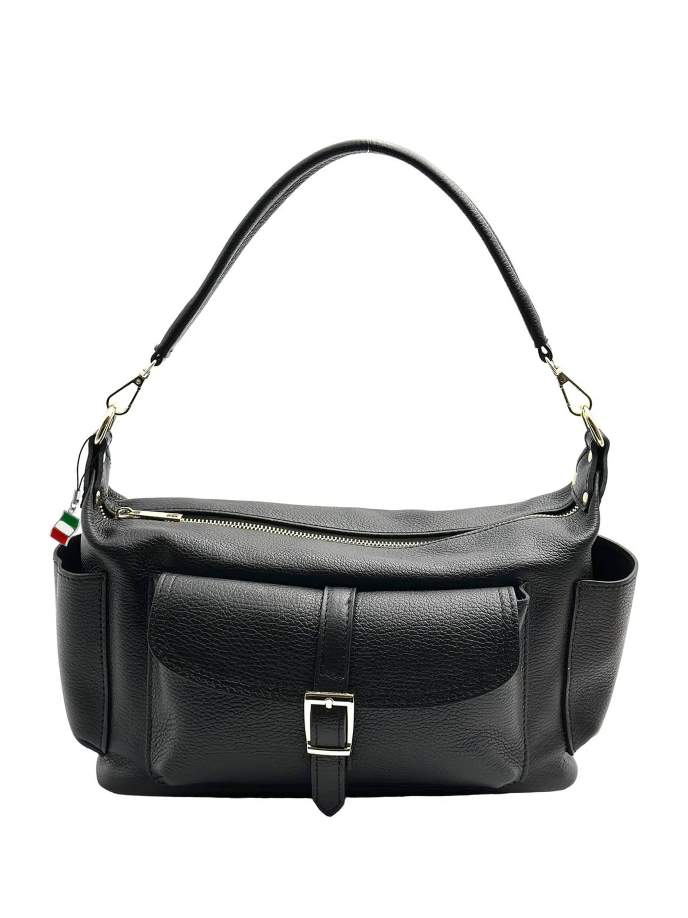 Sac bandoulière Florence en noir : devant