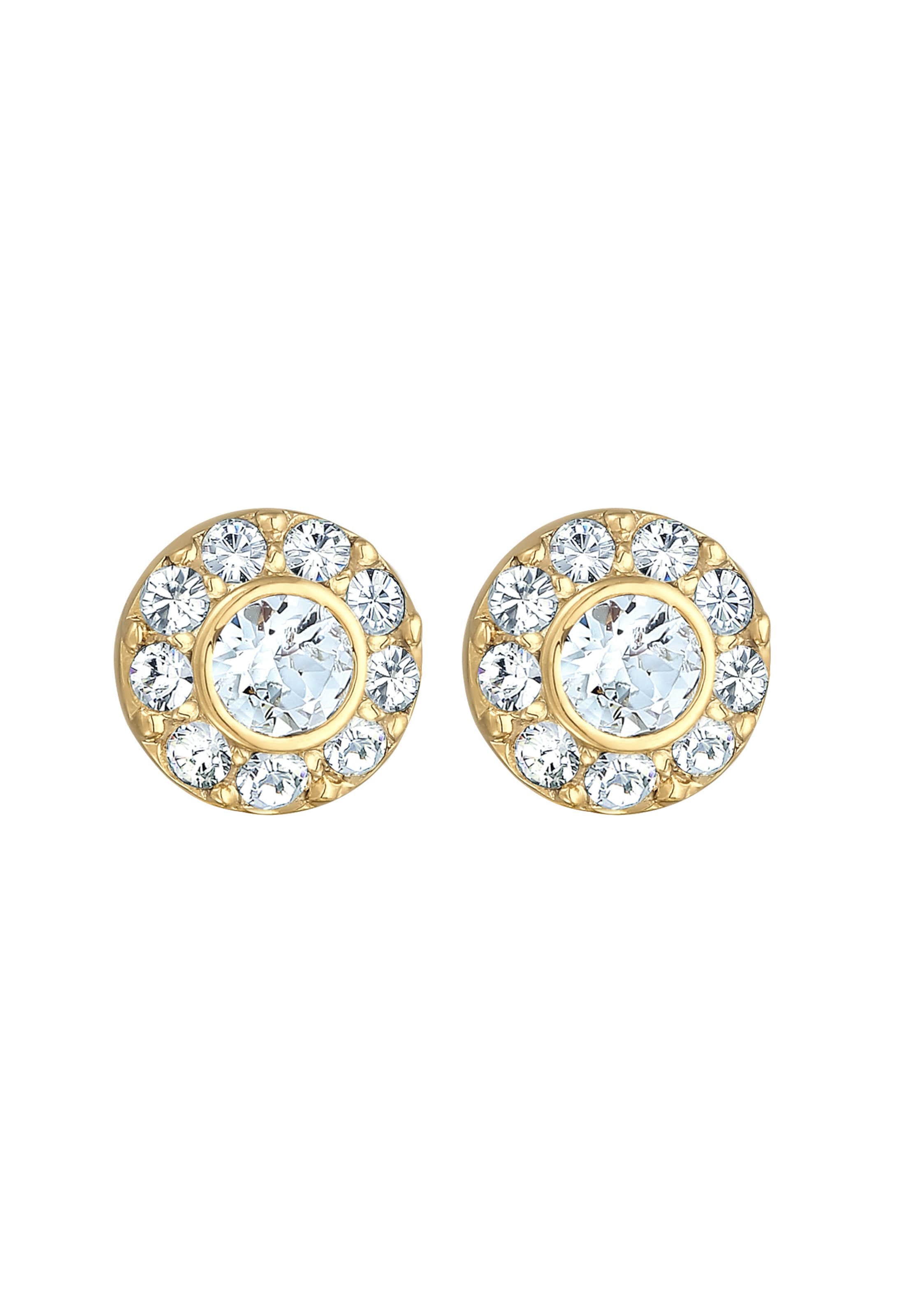 Boucles d'oreilles ELLI en or : devant