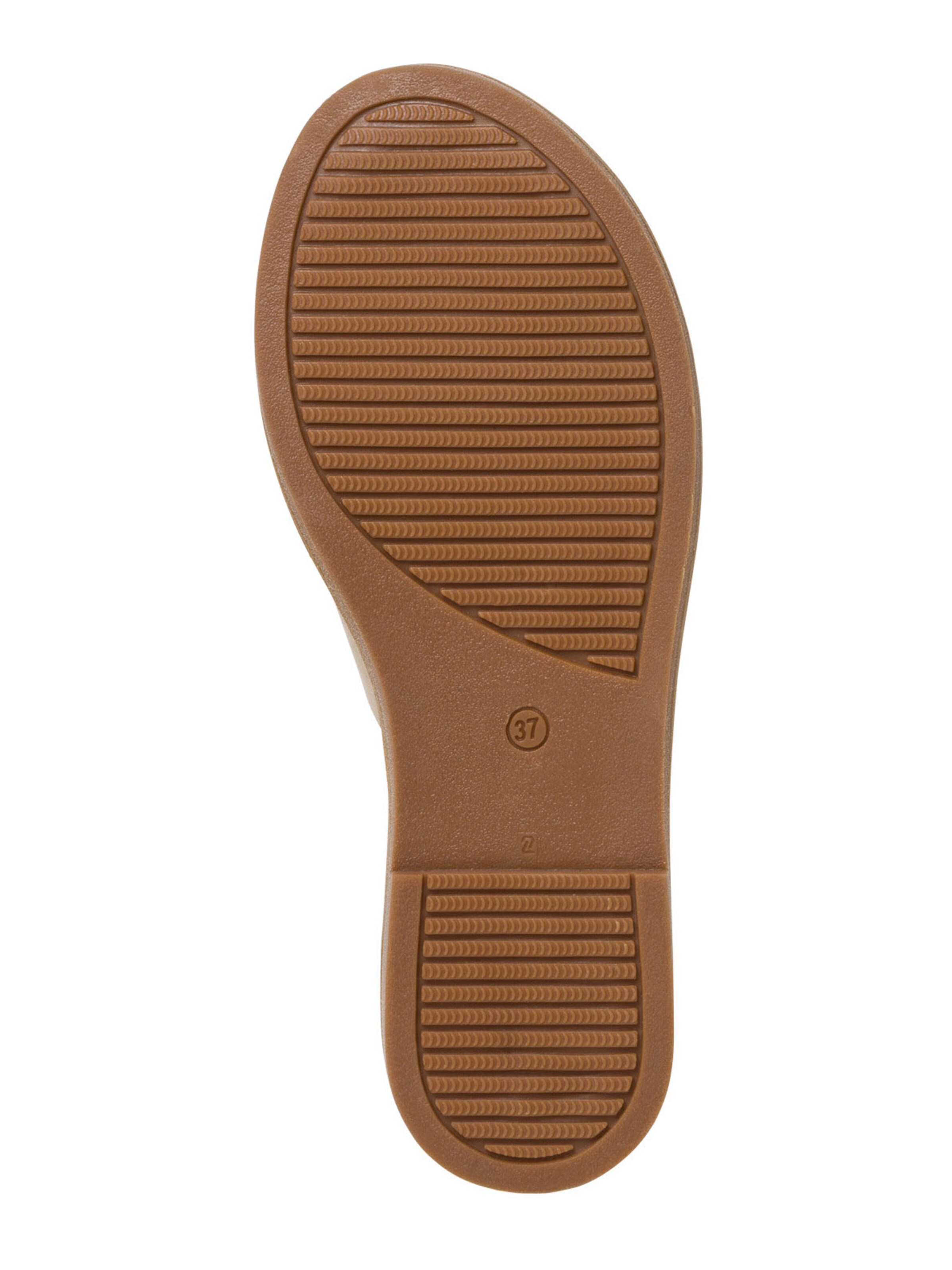 Tamaris Mules in Gold