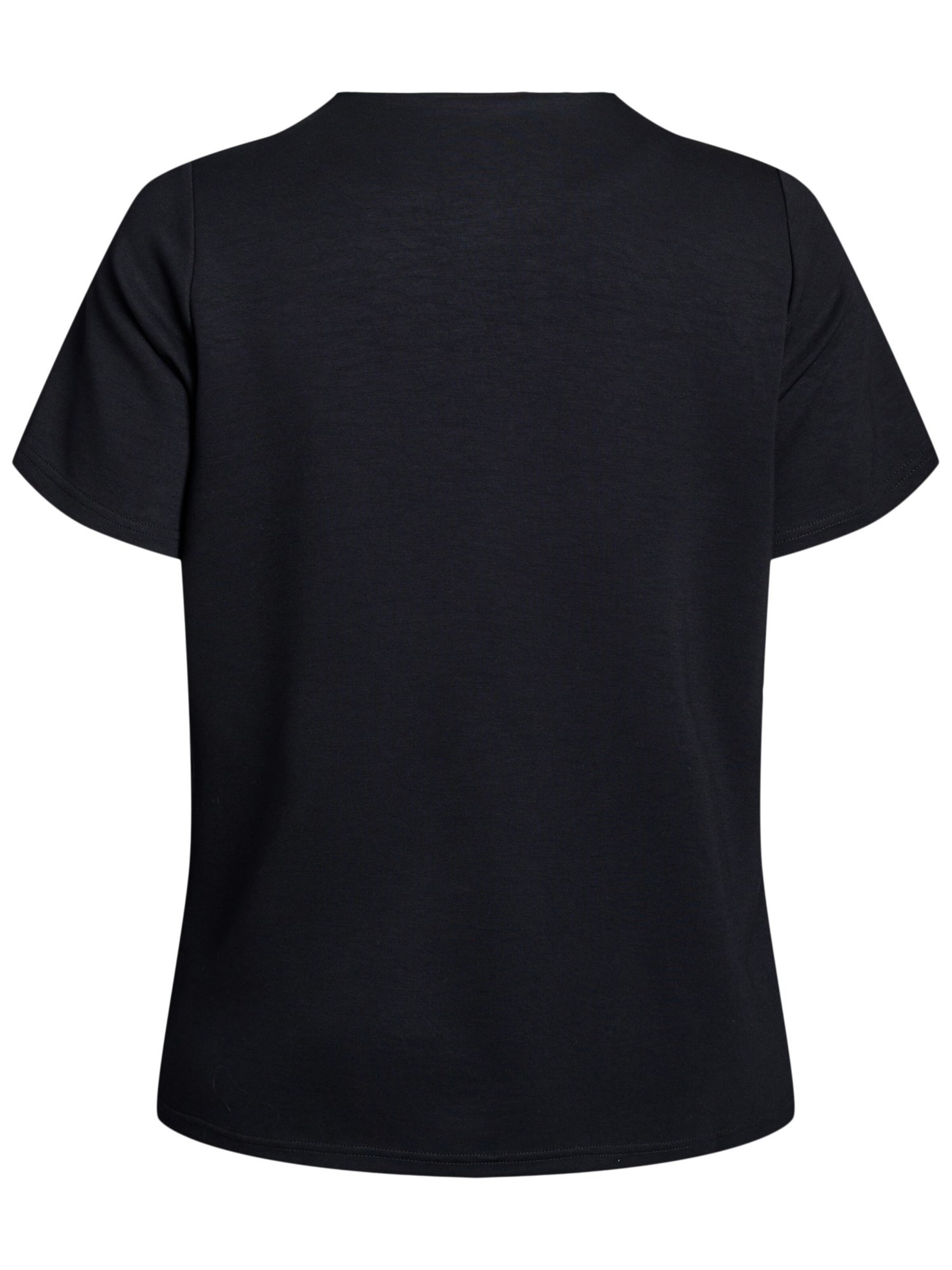 Zizzi Bluse 'Eingrid' in Schwarz