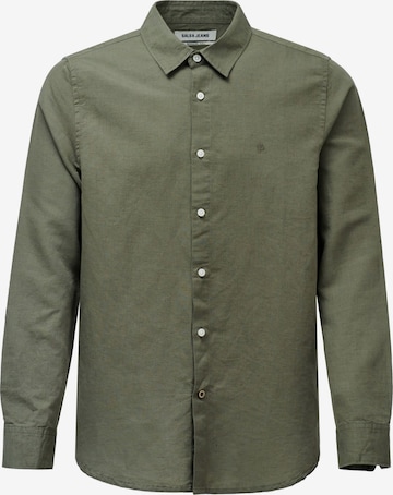 Coupe regular Chemise Salsa Jeans en vert : devant