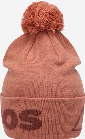 SOS Beanie in Brown: front