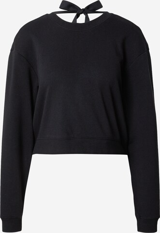 Monki Sweatshirt in Schwarz: predná strana