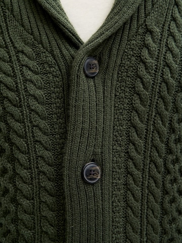 JACK & JONES Knit cardigan in Green