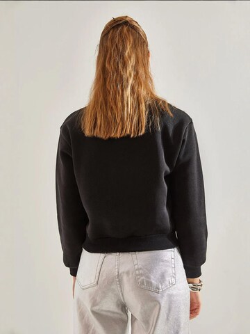 Sweat-shirt Bianco Lucci en noir