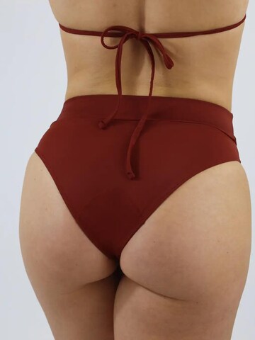 MYLILY Bikini Bottoms 'Bikini Hose Basic Slip' in Red