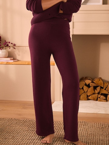 Wide leg Pantaloni di LAURA ASHLEY in rosso: frontale