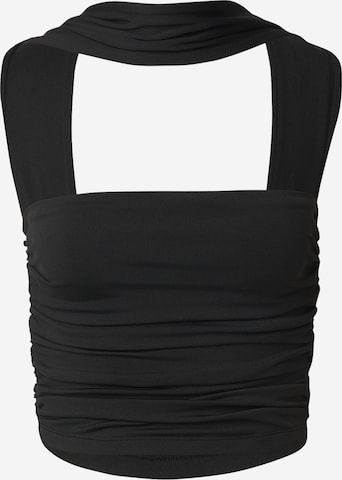 RÆRE by Lorena Rae Топ 'Karima' в черно: отпред