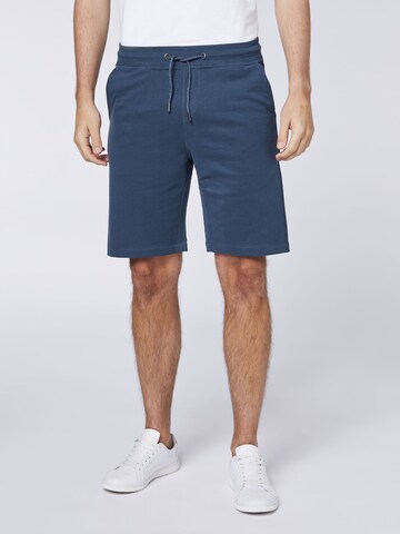 Oklahoma Jeans Regular Shorts in Blau: predná strana