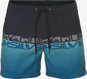 QUIKSILVER Athletic Swim Trunks in Blue: front