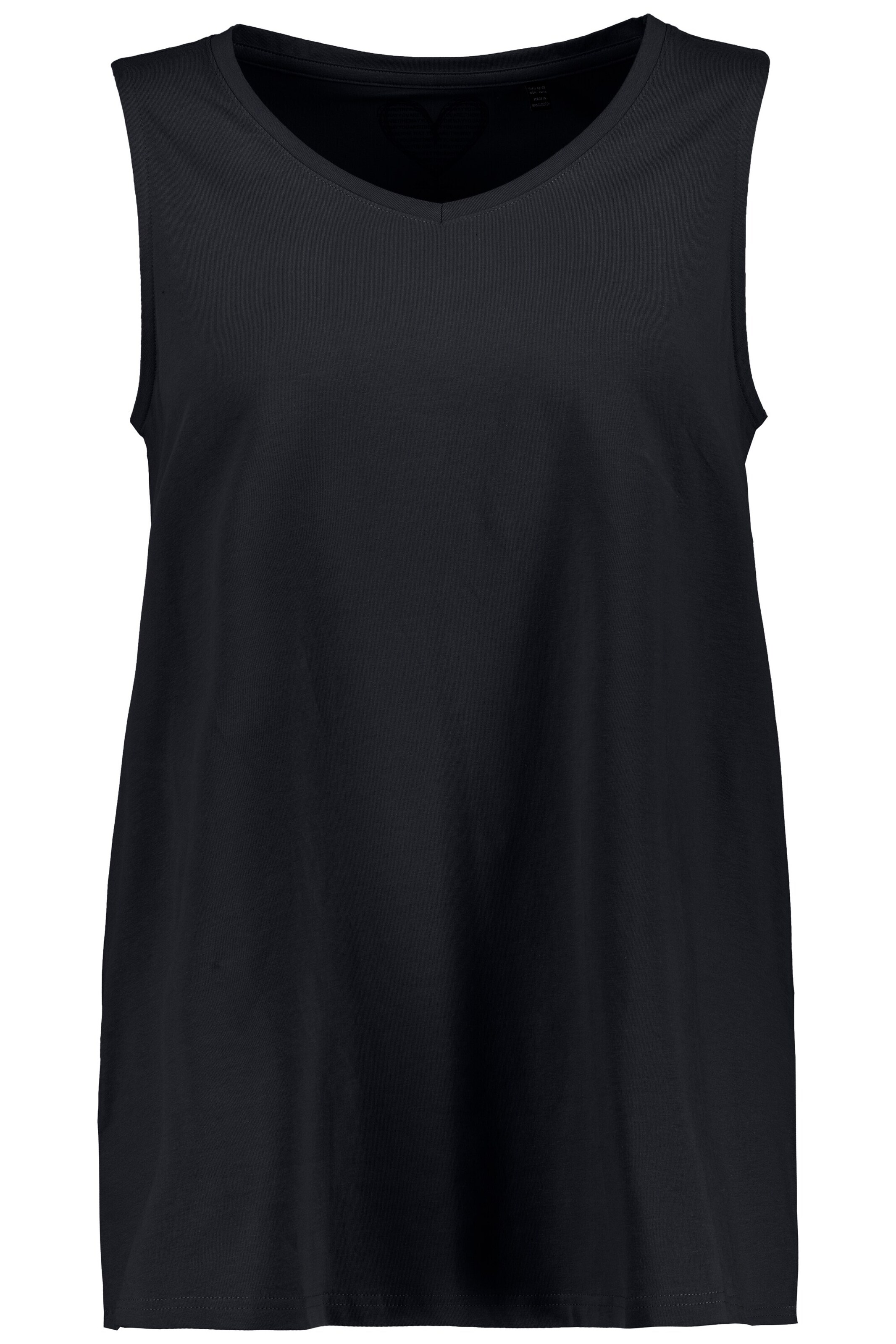 Ulla Popken Top '807291' in Schwarz: Vorderseite