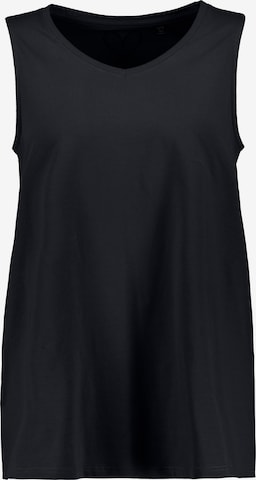 Ulla Popken Top '807291' in Schwarz: Vorderseite