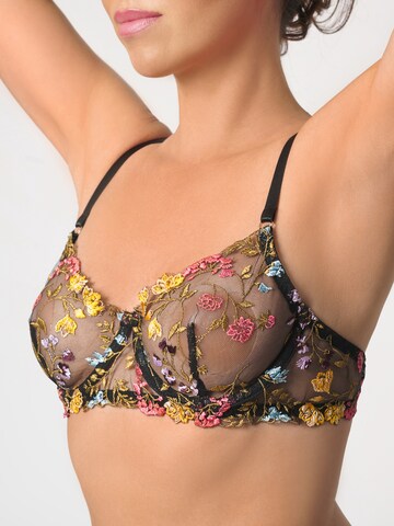 Orchibelle Balconette Underwear Sets 'Dayana' in Black