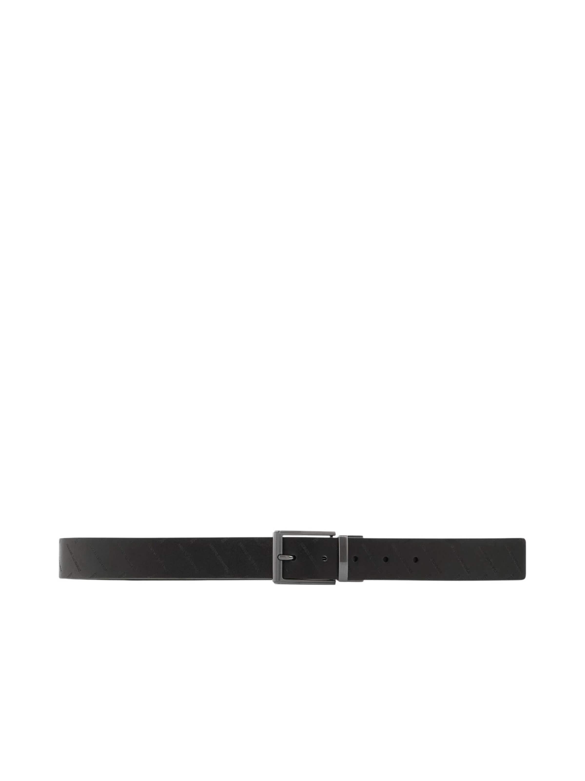 ARMANI EXCHANGE - Cinturón en negro: frente
