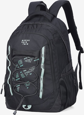 Aoking Backpack in Black: front