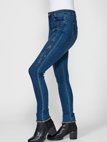 KOROSHI regular Jeans i blå