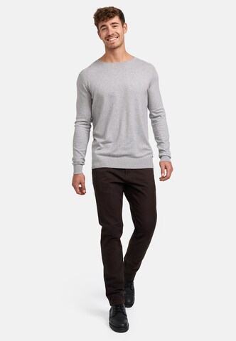INDICODE JEANS Regular Chino trousers ' INAsher ' in Brown