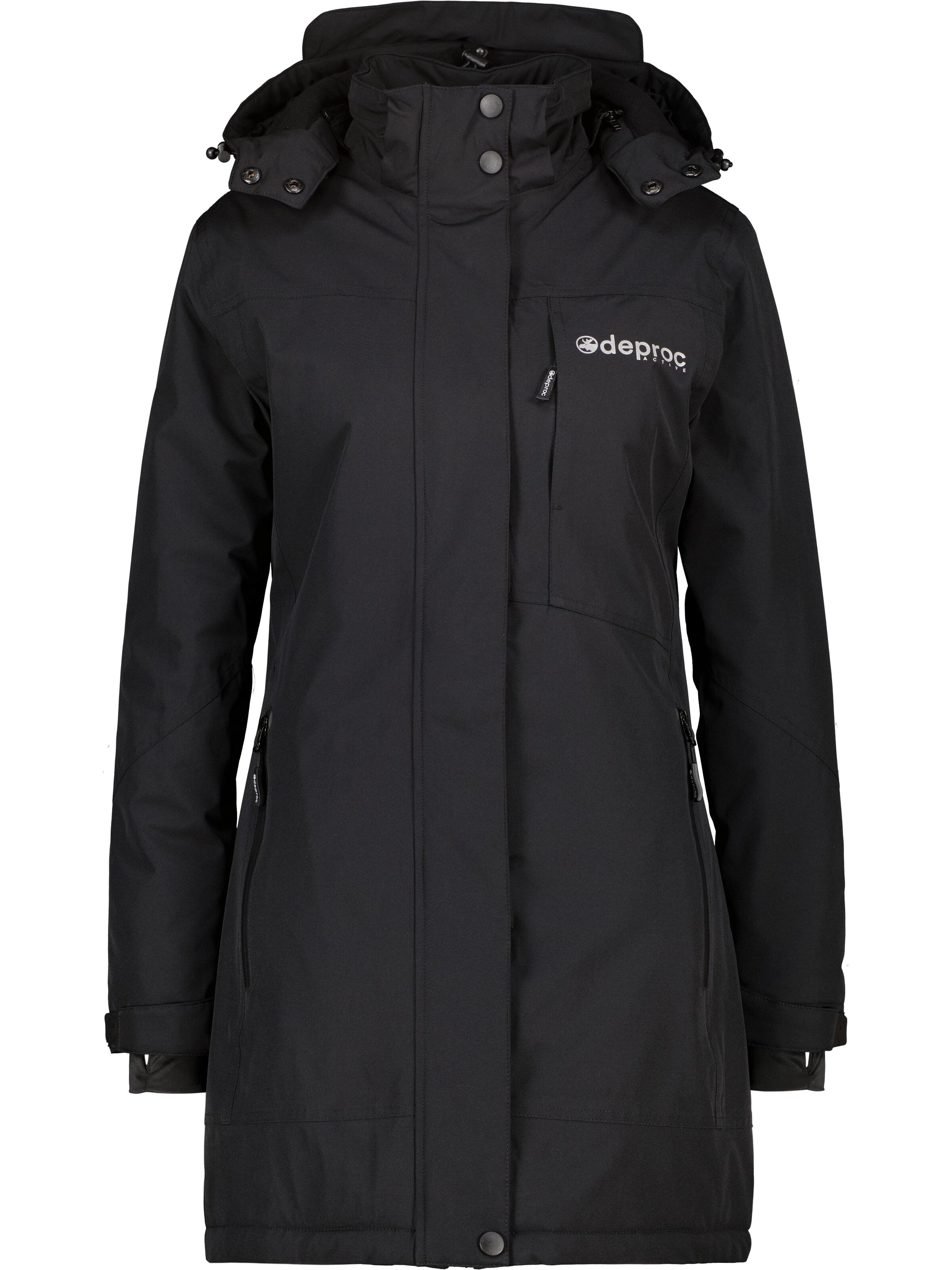 deproc Winterjacke 'MONTREAL WMN'‌‌‌‌‌‌‌‌‌‌ in Schwarz