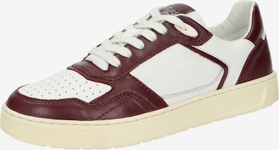 SIOUX Sneaker 'Tedroso-DA-700' in burgunder / weiß, Produktansicht