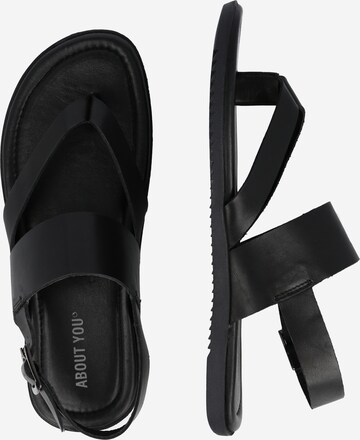 ABOUT YOU Sandals 'Alwin' in Black