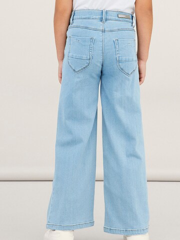 NAME IT Wide leg Jeans i blå