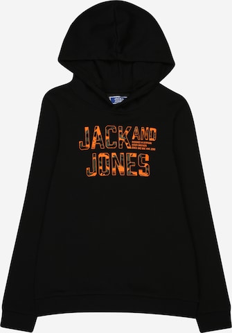 Jack & Jones Junior Sweatshirt 'PEACE WALKER' in Schwarz: predná strana