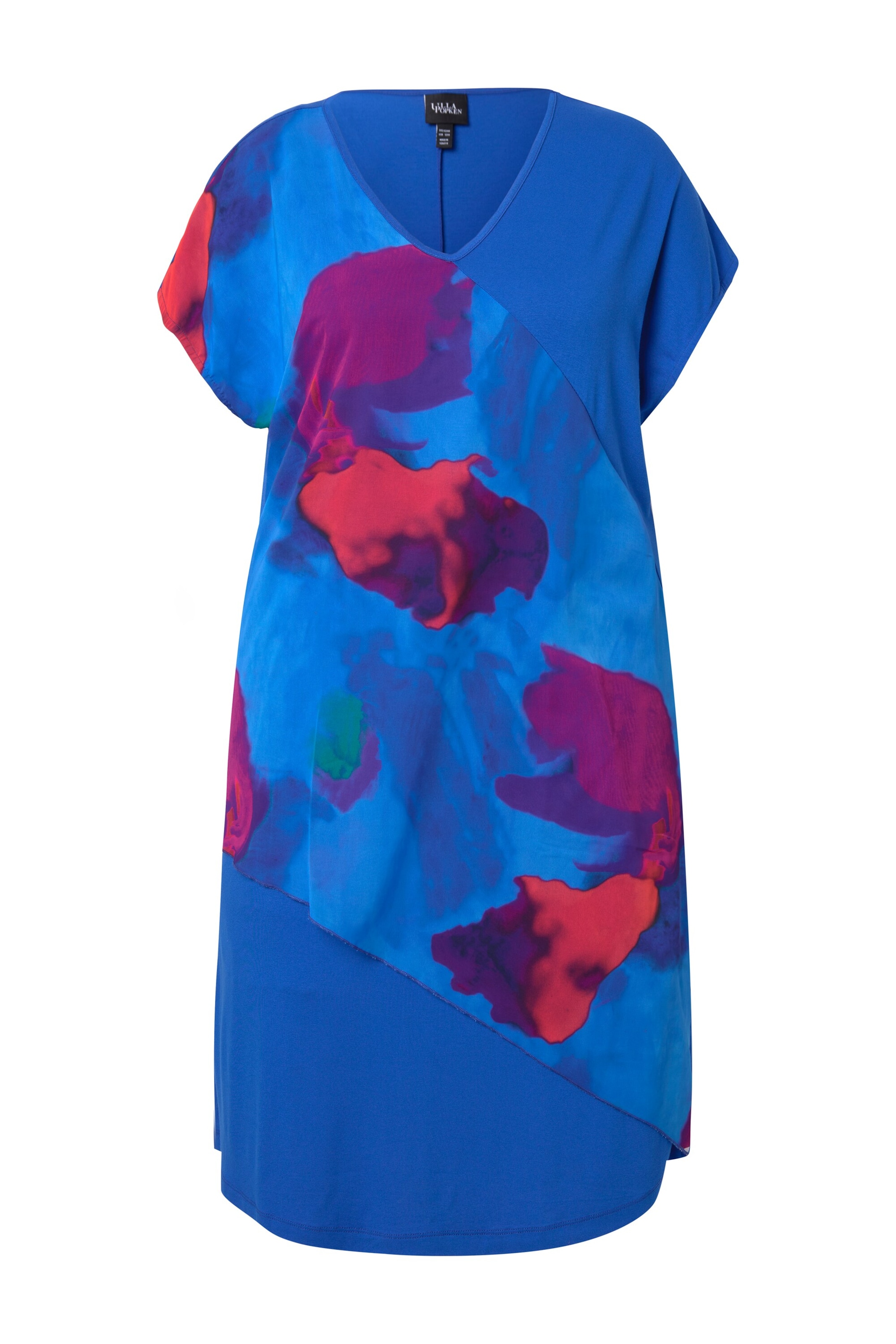 Ulla Popken Kleid in Blau: Vorderseite