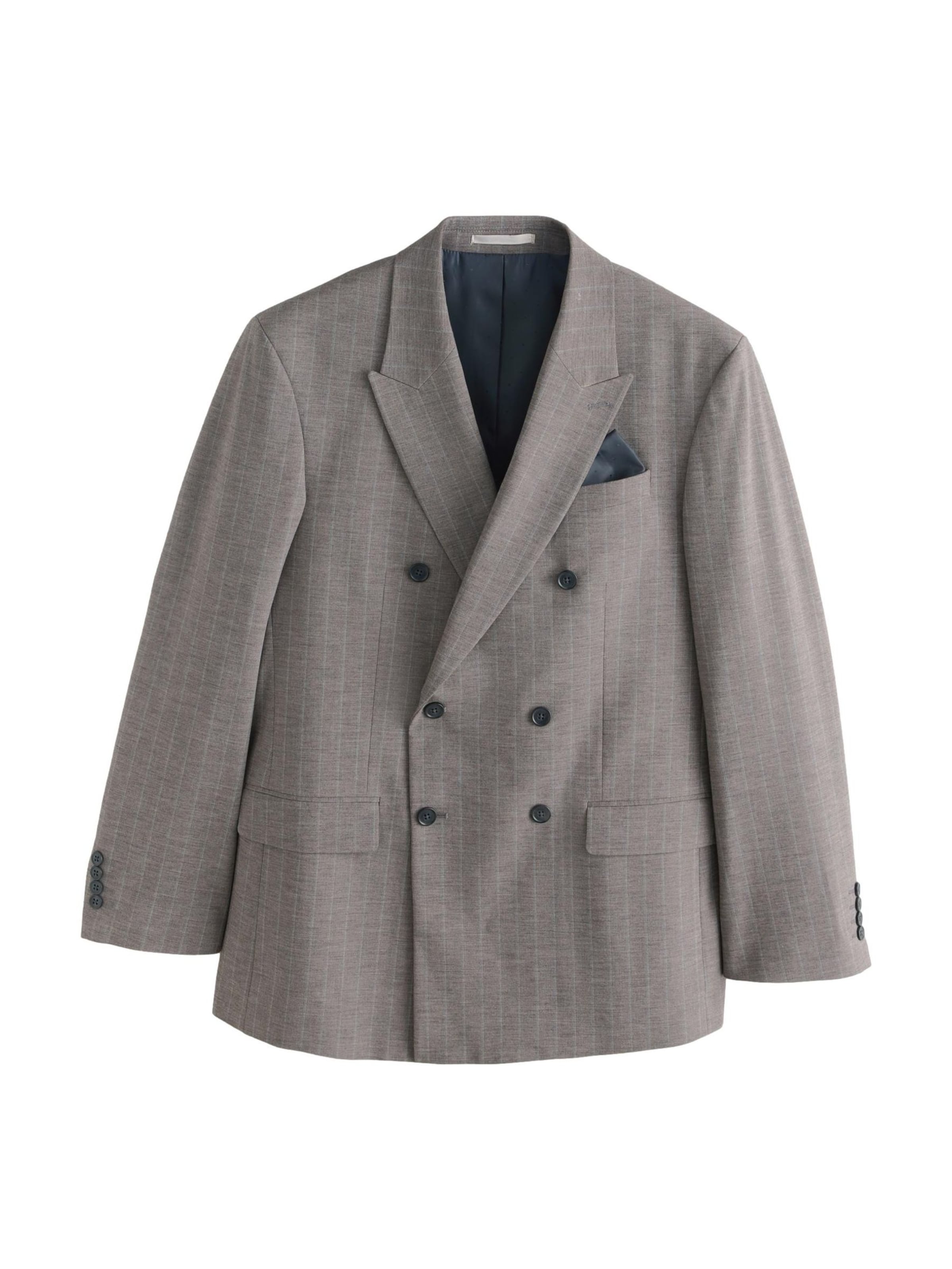 Next Veste de costume en 34 en marron chiné / gris clair, Vue avec produit