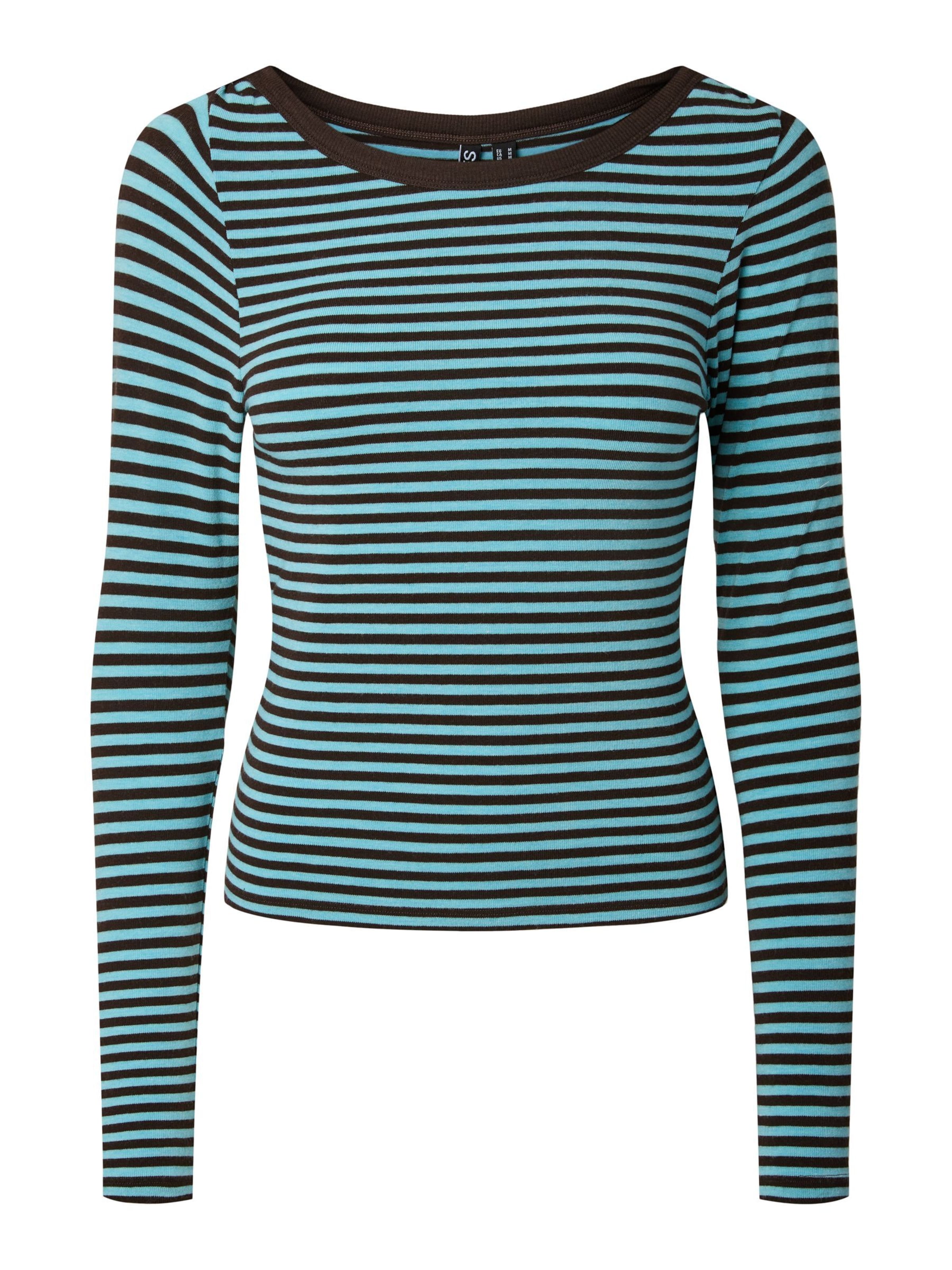 PIECES Shirt 'PCSof' in Blau: Vorderseite