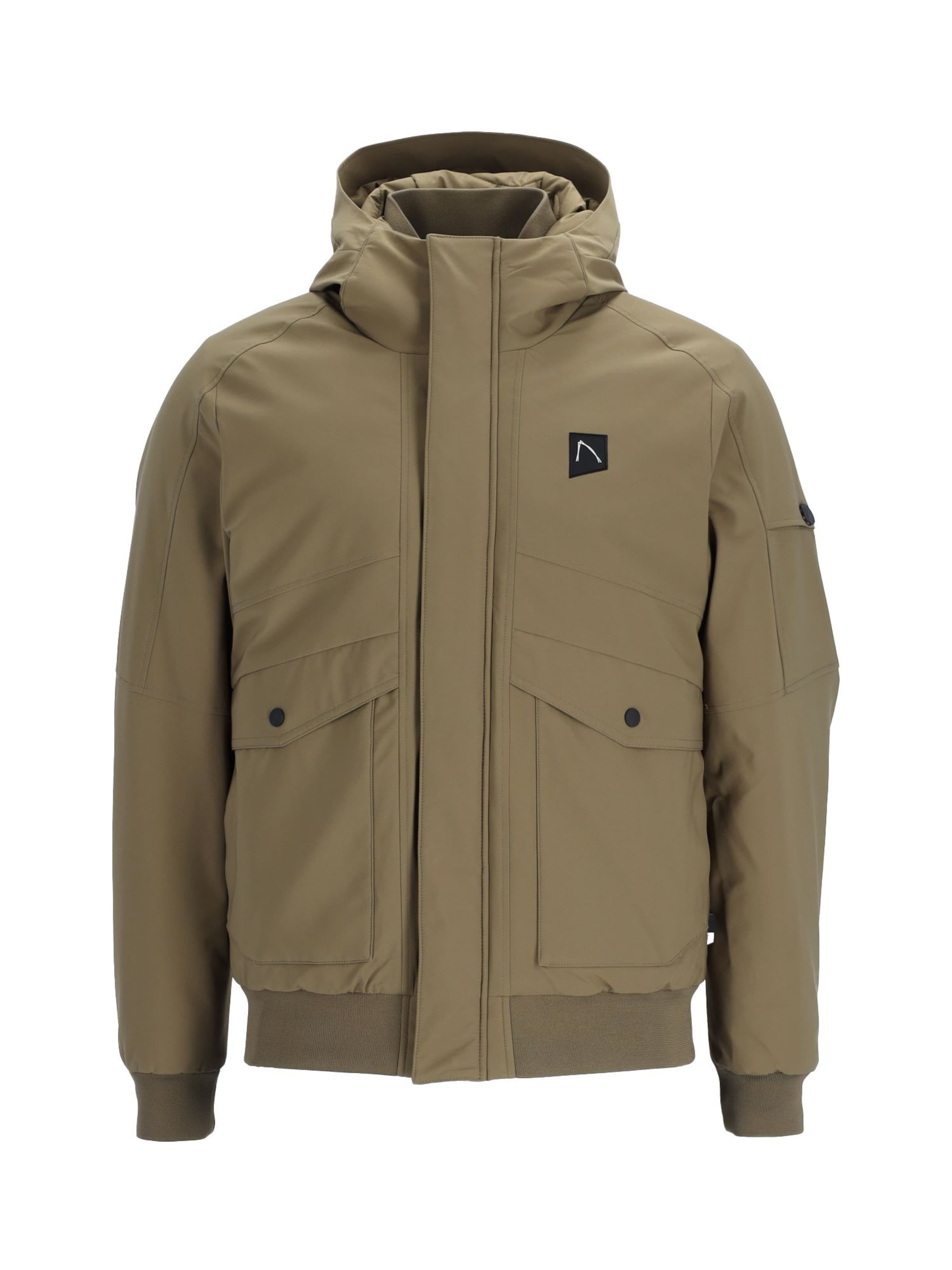 CHASIN' Winterjas 'Return Valley' in Groen: voorkant