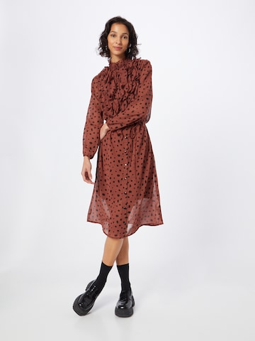 SAINT TROPEZ Shirt dress in Brown