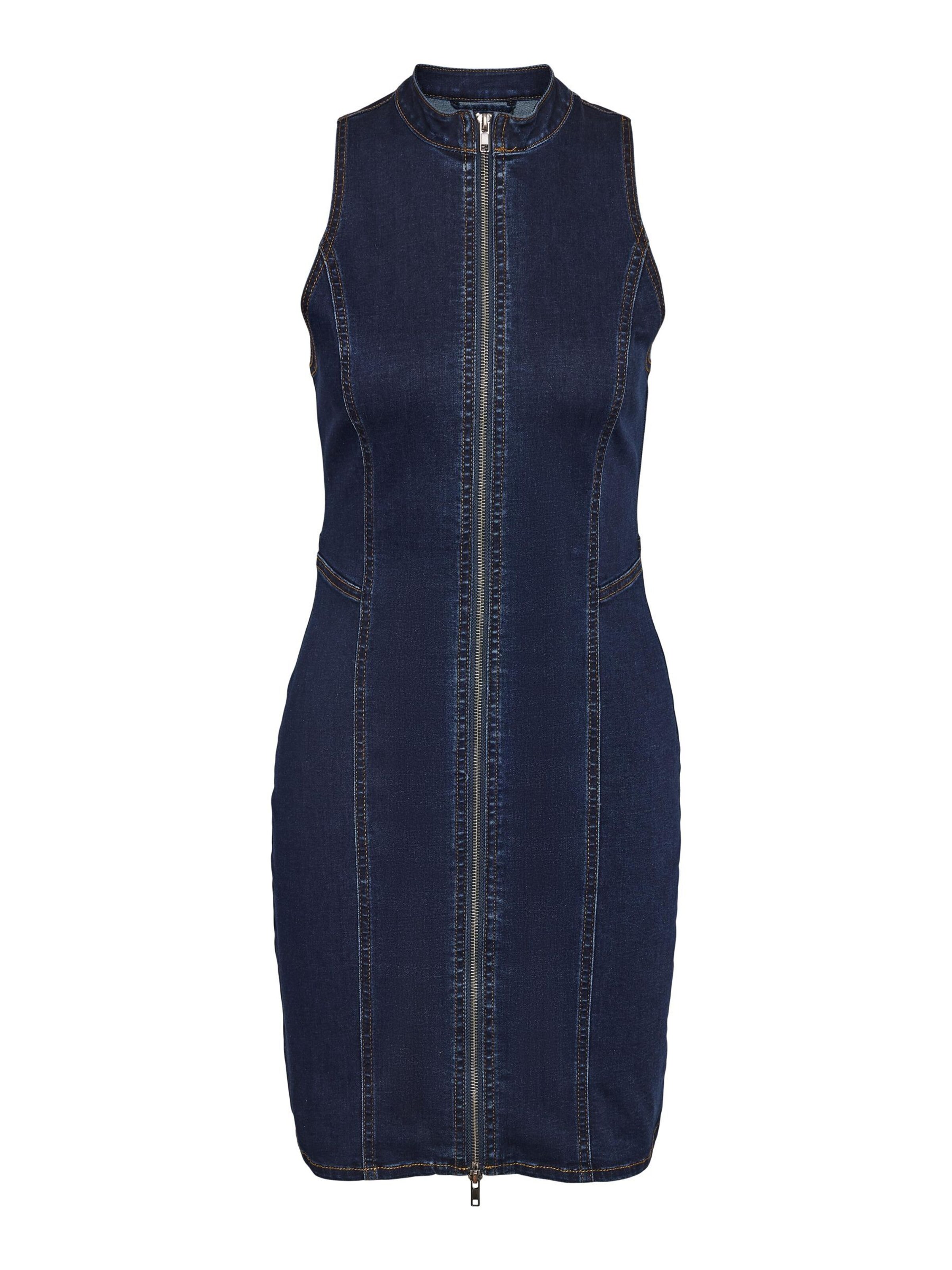 Noisy may Jurk in 38 in de kleur Blauw denim, Productweergave