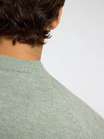 SELECTED HOMME Sweater 'SLHREUBEN' in Green