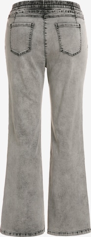 Ulla Popken Boot cut Jeans 'Mary' in Grey