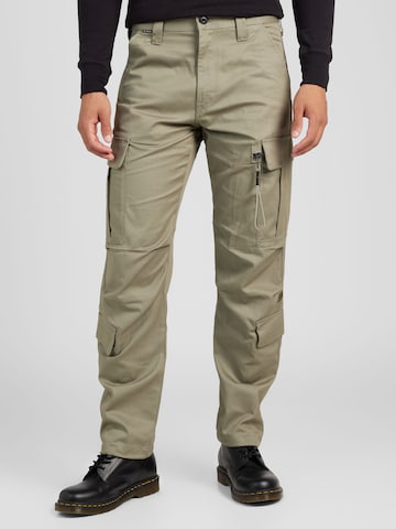 Regular Pantalon cargo G-Star RAW en vert : devant