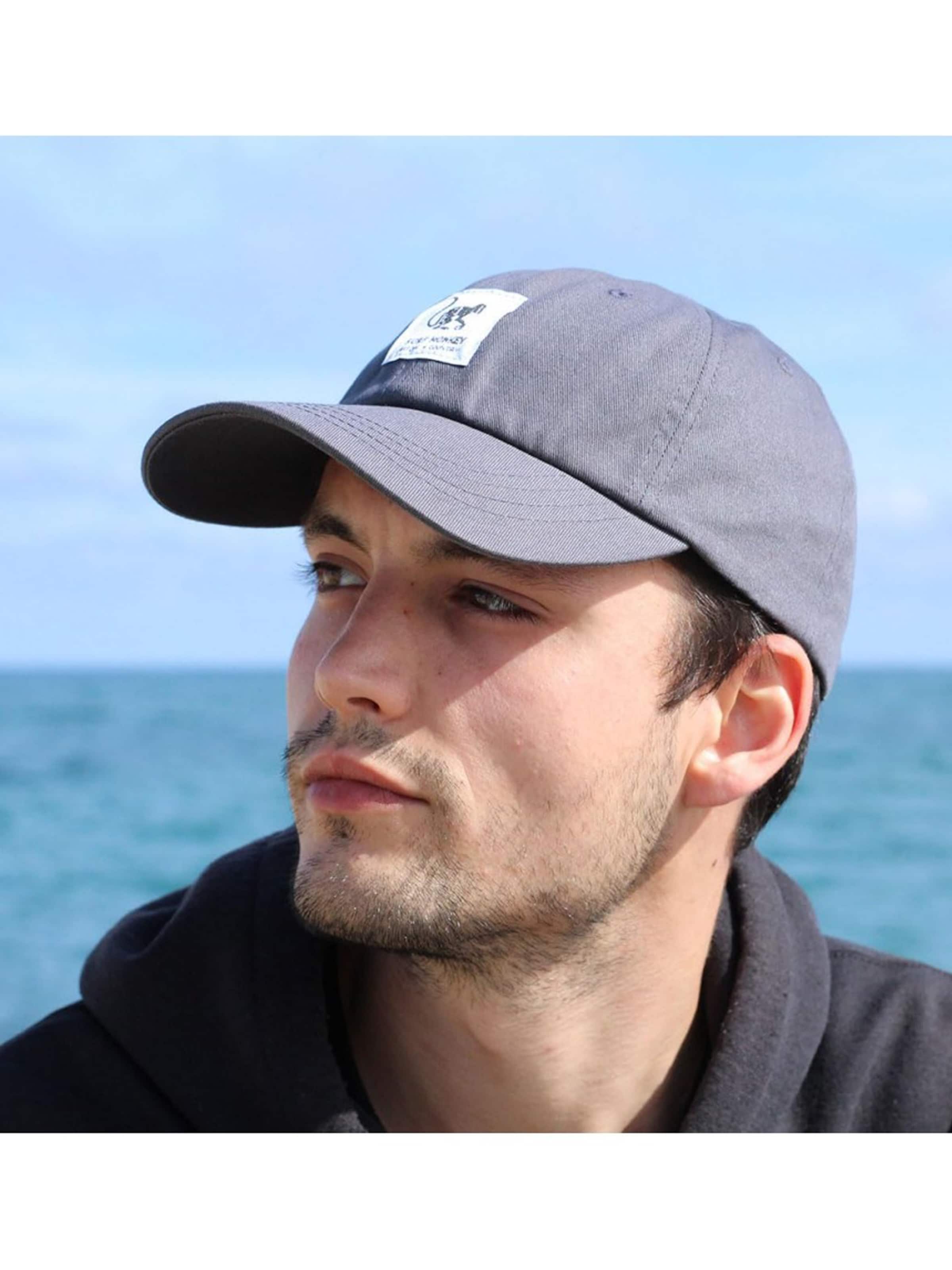 Cappello da baseball sportivo di Surf Monkey in grigio