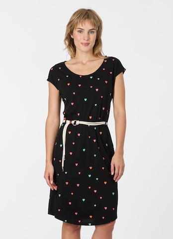 Ragwear Summer Dress in Black: front