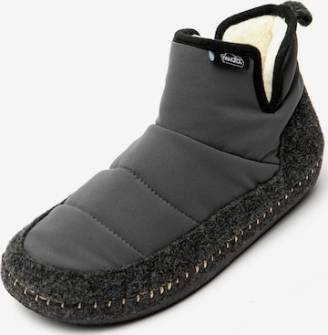 Nuvola. - Pantufa 'Boot New Wool' em cinzento: frente