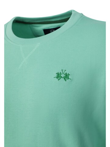 La Martina Sweatshirt ' MCF005 ' in Blauw