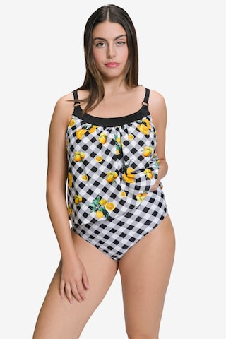 Tankini Ulla Popken en noir : devant